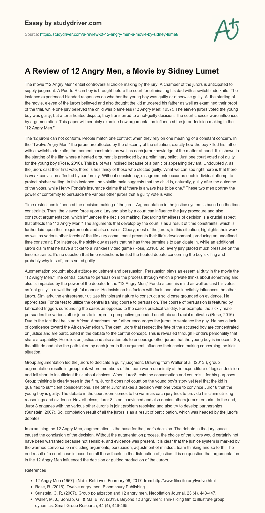 group dynamics essay