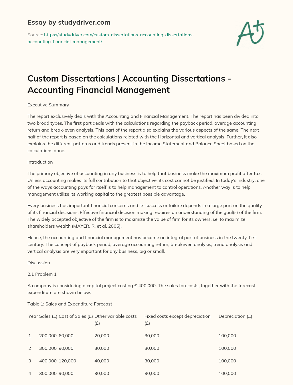 accounting dissertations pdf