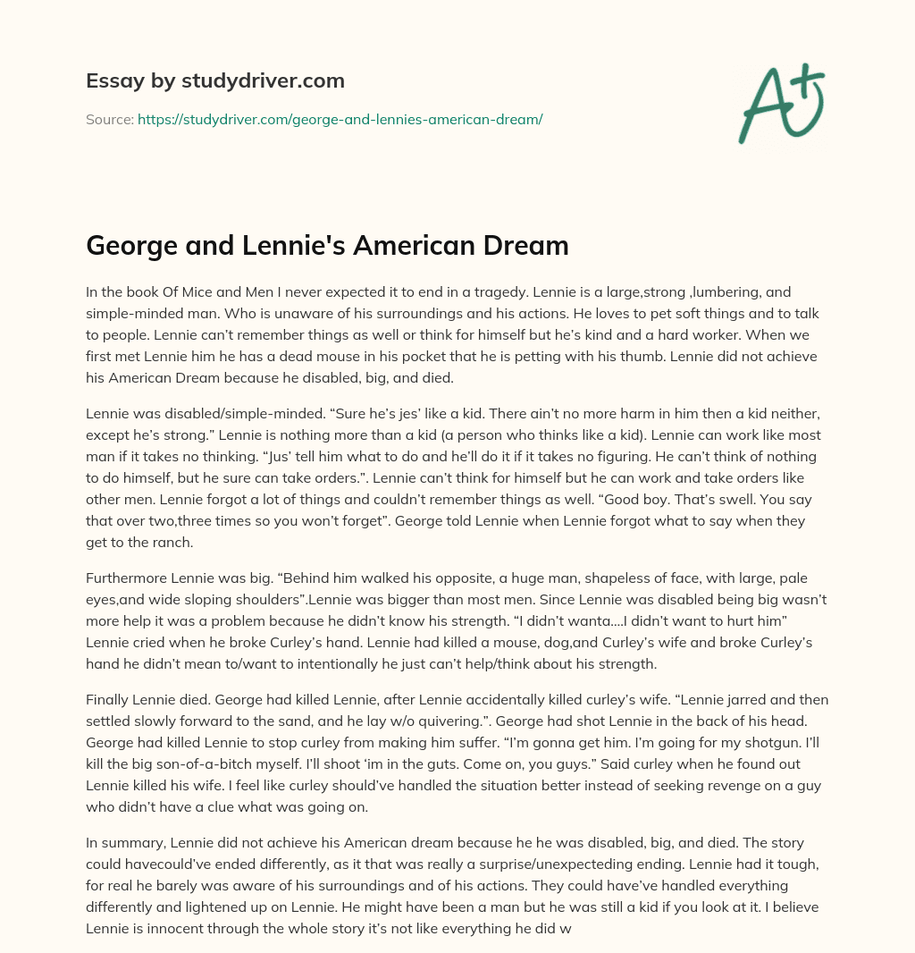 george-and-lennie-s-american-dream-free-essay-example-studydriver